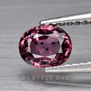 Blue-Pinkish Purple  Oval Sapphire