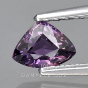 Purple  Trillion Natural Sapphire