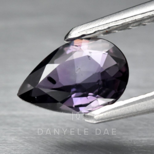 Purple  Pear Natural Sapphire (Unheated)