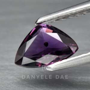Pinkish Purple  Trillion Natural Sapphire (Unheated)