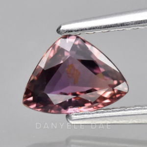 Purplish Pink  Trillion Natural Sapphire