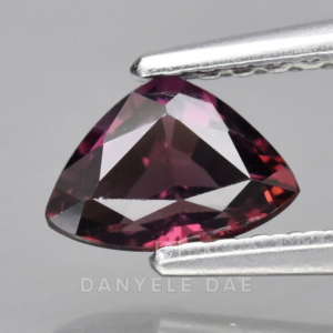 Pinkish Purple  Trillion Natural Sapphire