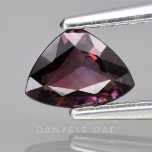 Pink-Purple  Trillion Natural Sapphire