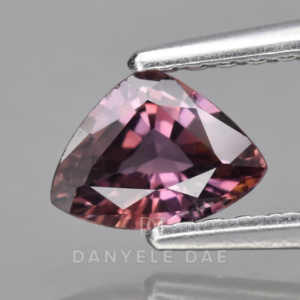 Pink-Purple  Trillion Natural Sapphire
