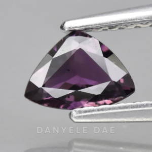 Pinkish Purple  Trillion Natural Sapphire