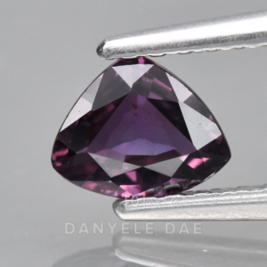 Pinkish Purple  Trillion Natural Sapphire