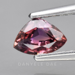 Purple-Pink  Trillion Natural Sapphire