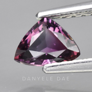 Pink-Purple  Trillion Natural Sapphire