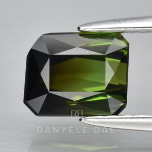 Green  Scissor-Cut Natural Tourmaline