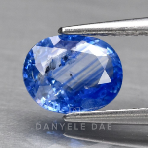 Police Blue  Oval Sapphire