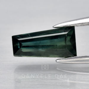 Blue-Green  Trapezoid Natural Sapphire