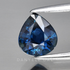 Blue  Pear Natural Sapphire