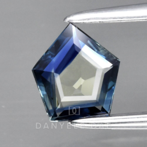 Green-Blue  Pentagon Sapphire