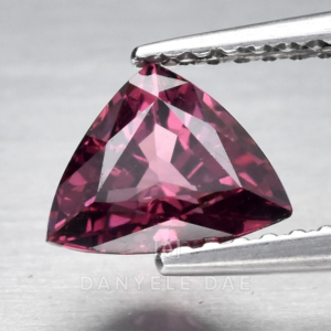 Pinkish Purple  Trillion Rhodolite Garnet