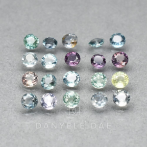 Multi-Color  Round Natural Sapphire