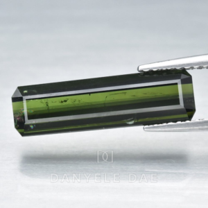 Forest Green  Octagon Natural Tourmaline
