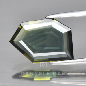 Yellowish Green  Hexagon Natural Sapphire