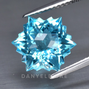 Sky Blue  Snowflake Natural Topaz