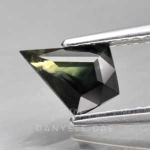 Blue-Green  Kite Natural Sapphire