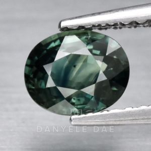 Blue-Green  Oval Natural Sapphire