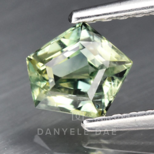 Green  Pentagon Natural Sapphire