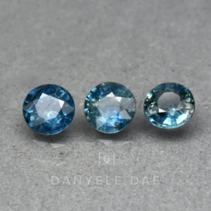 Green-Blue  Round Sapphire
