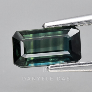 Bluish Green  Octagon Natural Sapphire