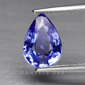 Violet Blue  Pear Tanzanite