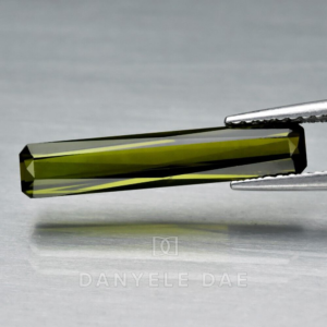 Green  Scissor-Cut Natural Tourmaline