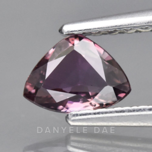 Pinkish Purple  Trillion Natural Sapphire