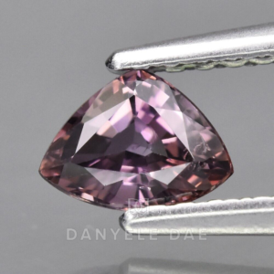 Pinkish Purple  Trillion Natural Sapphire