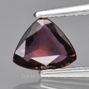 Pink-Purple  Trillion Natural Sapphire