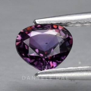 Pink-Purple  Heart Natural Sapphire