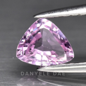 Pink  Trillion Sapphire