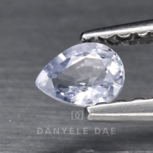 Ice Blue  Pear Natural Sapphire