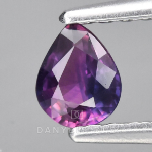 Blue-Purple  Pear Natural Sapphire